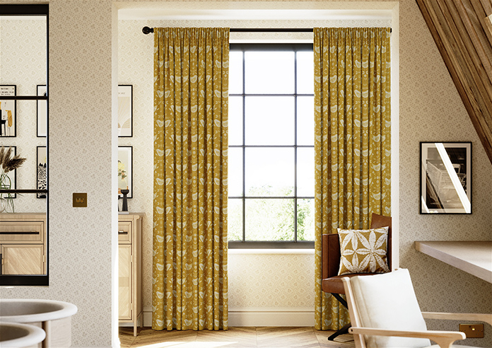 Narvik, Ochre - Made to Measure Curtains - Image 3